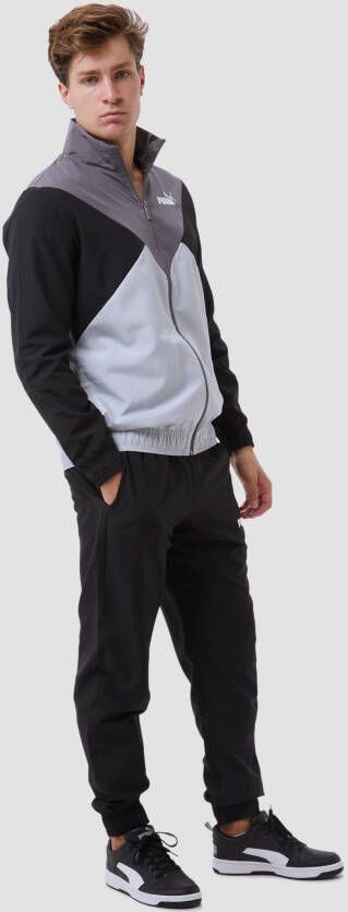 Puma Trainingspak, vest met rits en opstaande kraag Woven