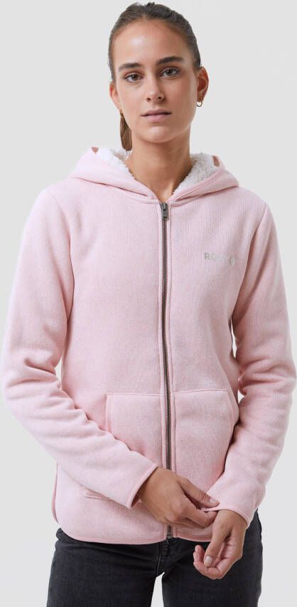 Roxy icy times sherpa fleece skivest roze dames
