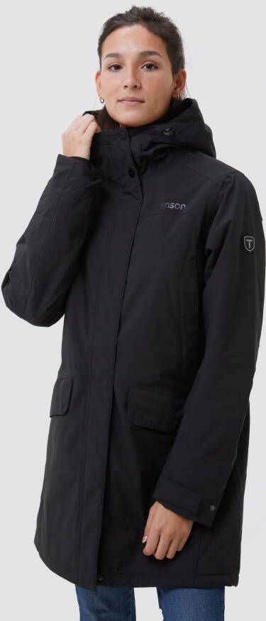 TENSON hera outdoorjas zwart dames