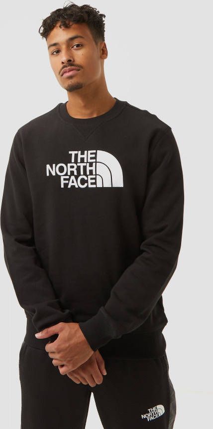 The North Face sweater Drew Peak met logo zwart/wit