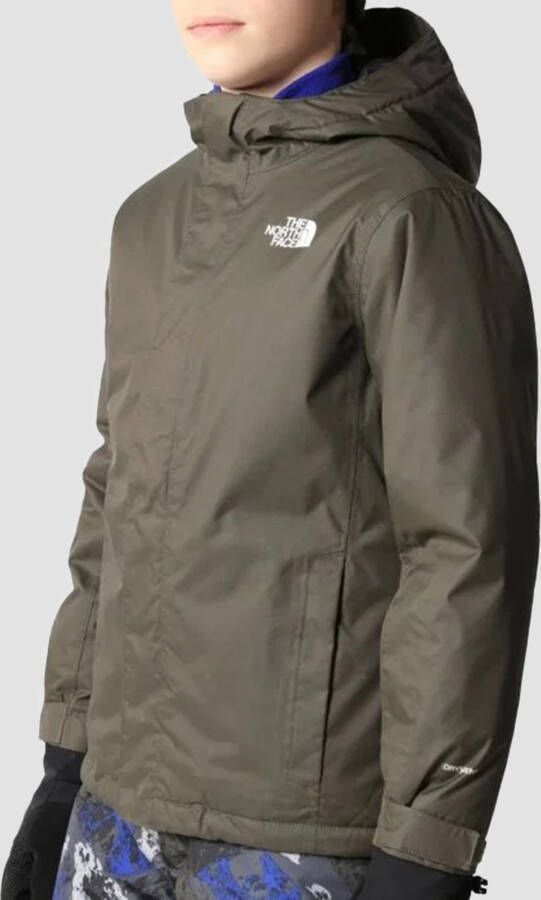 The North Face snowquest outdoorjas groen kinderen