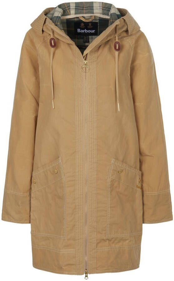 Barbour Parka 100% katoen beige