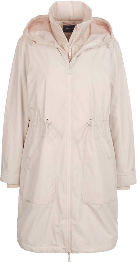 Basler 3 in 1 parka afknoopbare bodywarmer roze