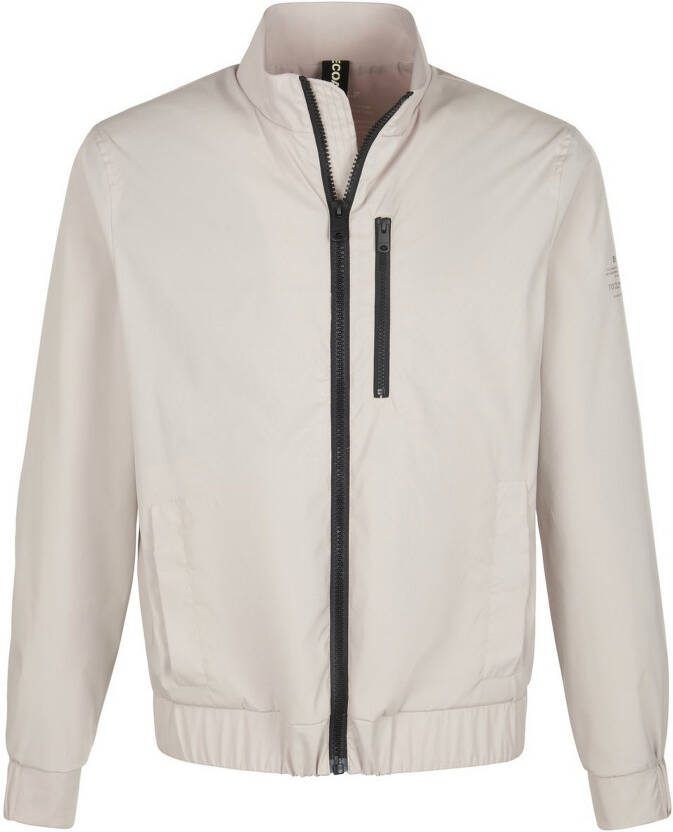 Ecoalf Blouson opstaande kraag beige