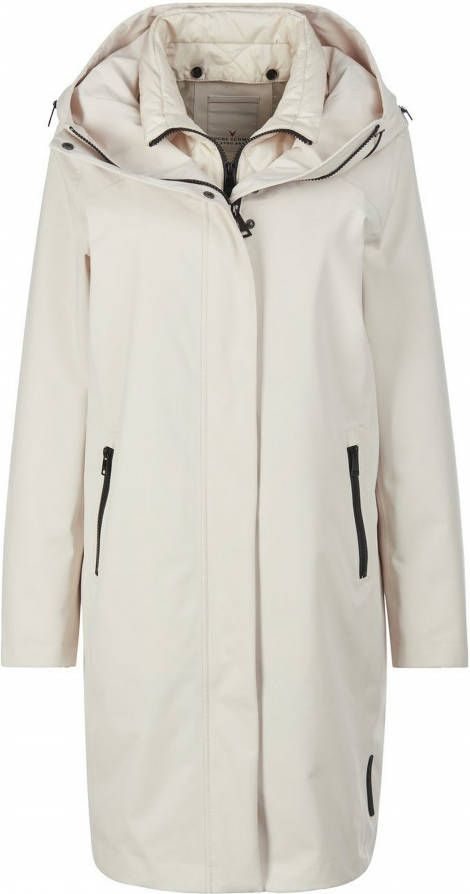 2 in 1 Rainwear jas capuchon Van Fuchs+Schmitt beige