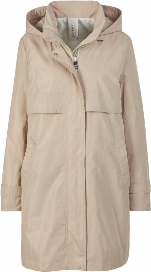 Water en winddichte functionele jas capuchon Van Fuchs+Schmitt beige