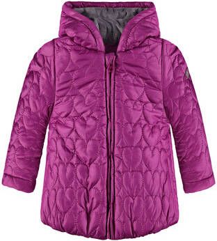 Kanz  Girl s Anorak met levendige altviool met capuchon Paars Gr.62 Meisjes