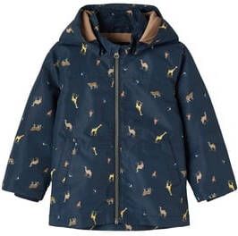 NAME IT MINI zomerjas NMMMAX van gerecycled polyester donkerblauw