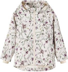 name it Jassen Maxi Jacket Flower Unicorn Off white