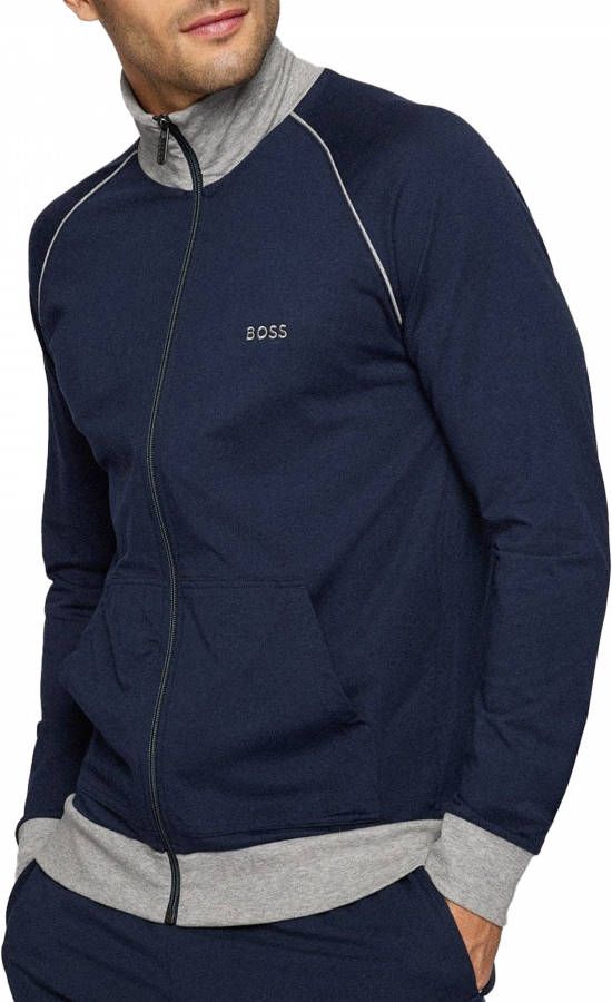 Hugo Boss Mix&Match sweatvest met logoborduring