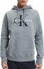 Calvin Klein Sudadera kern monogram hoodie , Grijs, Heren online kopen