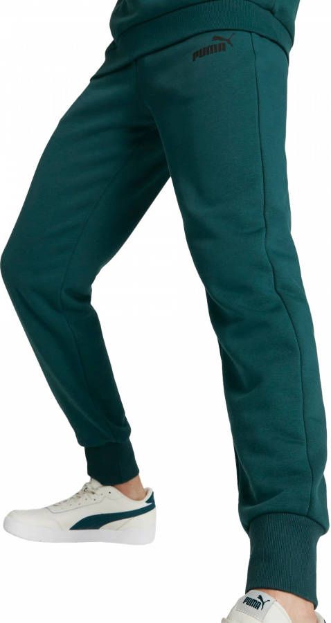 PUMA Essentials Logo Fleece Trainingsbroek Donkergroen
