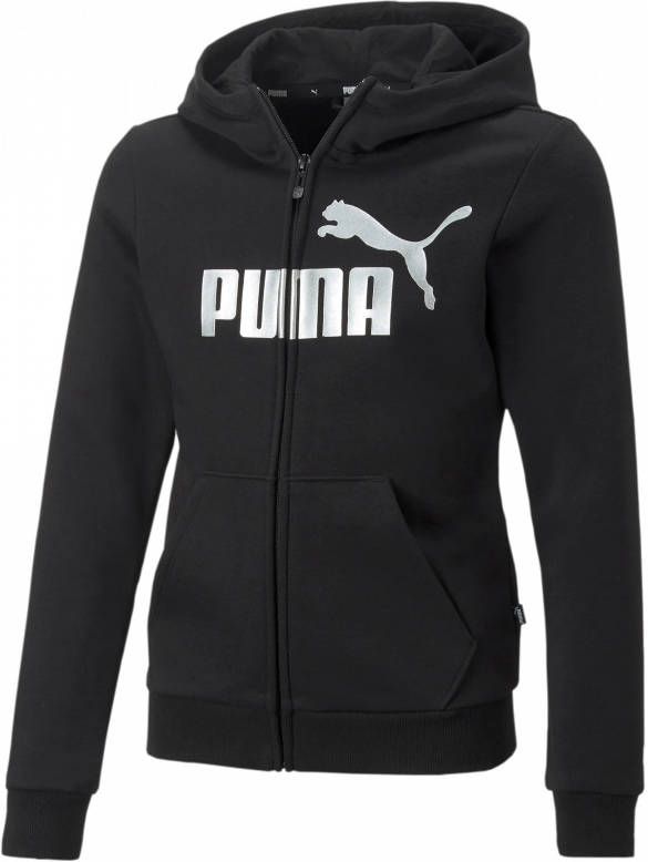 Puma Essential+ Logo Hooded Vest Junior