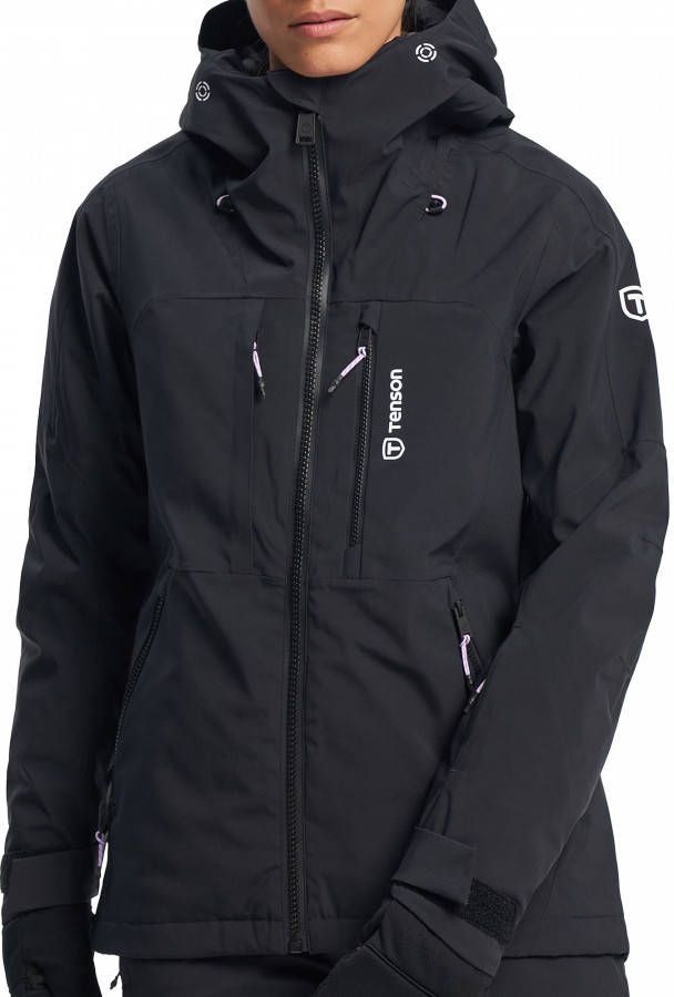TENSON orbit ski jas zwart dames
