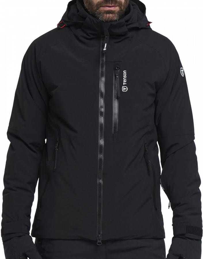 TENSON yoke ski jas zwart heren