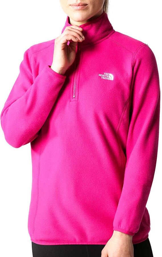 The North Face 100 Glacier 1/4 Zip Fleece Sweater Dames
