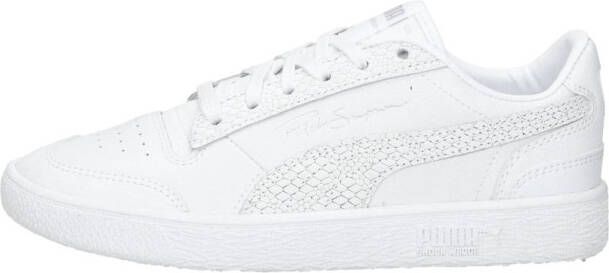 Puma Ralph Sampson Lo Snake leren sneakers wit/zilver
