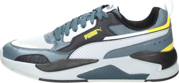 PUMA X Ray 2 Sneakers Square Grijs Zwart Wit Geel