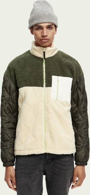 Scotch & Soda Winterjack mix & match teddy jacket 169383/0217