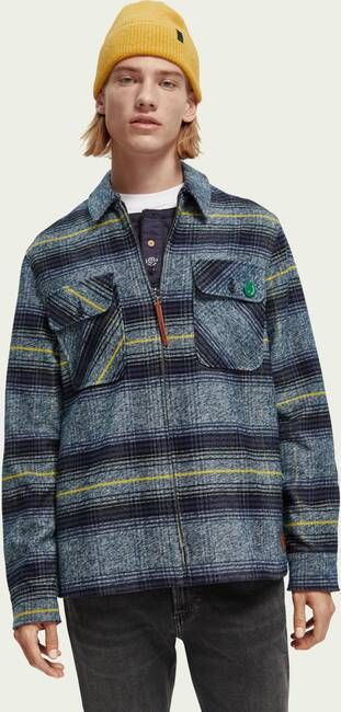 Scotch & Soda Zomerjack checked shirt jacket 167204/0218
