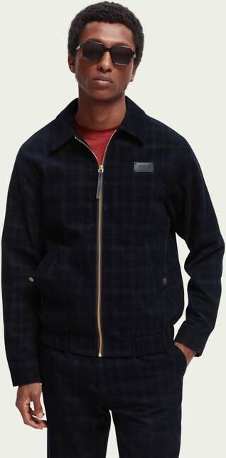 Scotch & Soda Geruite corduroy blouson