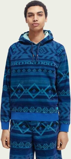 Scotch & Soda Hoodie van fijn corduroy van biologisch katoen