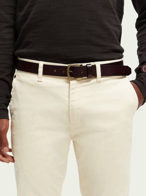 Scotch & Soda Klassieke leren riem