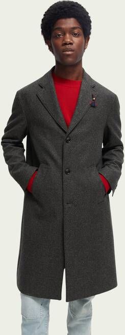 Scotch & Soda Lichte overjas van een wolmix