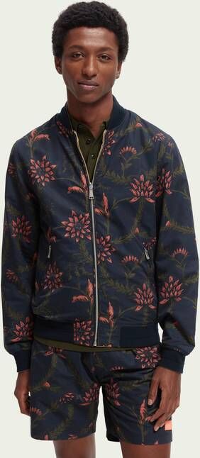 Scotch & Soda Reversible bomberjack met ritszakken