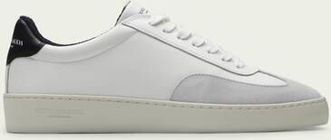 Scotch & Soda Plakka sneakers van leer en suède