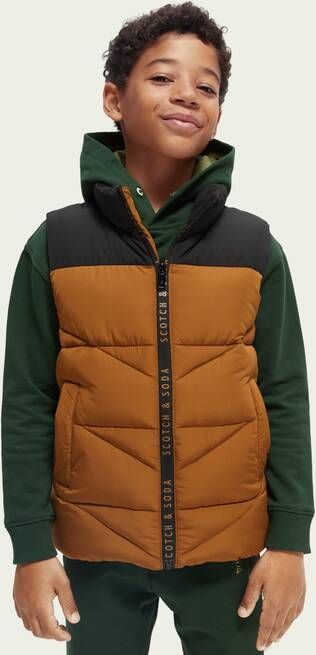 Scotch & Soda Puffed water repellent vest