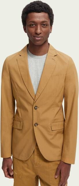 Scotch & Soda Single breasted poplin blazer