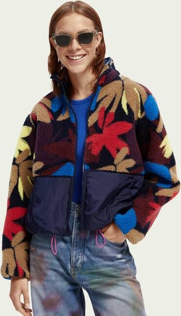 Scotch & Soda Teddy fleece anorak