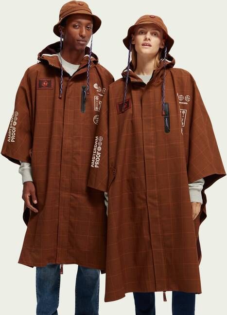 Scotch & Soda Unisex Amsterdam Proof regenponcho