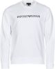 Emporio Armani Central Logo Sweatshirt , Wit, Heren online kopen