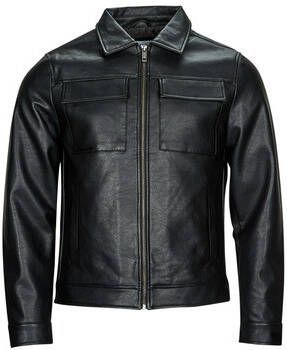 jack & jones Leren Jas Jack &amp, Jones JJEPAYTON PU JACKET
