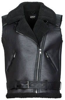 Only Leren Jas ONLLIS FAUXLEATHER BOND WAISTCOAT CC OTW