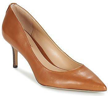 Ralph Lauren Leren pumps met naaldhak