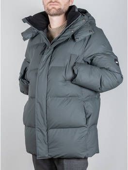 Rains Mantel Boxy Puffer Parka Slate