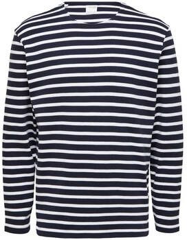 Selected T shirt Noos Briac Stripe L/S T Shirt Navy Blazer