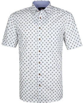 Suitable Windjack Cas Overhemd Bloemen Wit