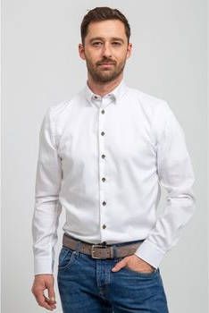 Suitable Windjack Overhemd Twill Wit