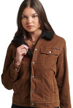 Superdry Blazer Veste sherpa en velours côtelé femme