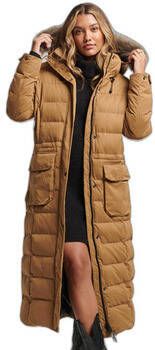 Superdry Donsjas Doudoune longue en microfibre femme