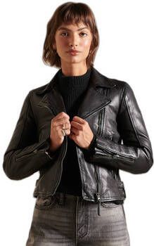 Superdry Windjack Blouson de motard en cuir classique femme