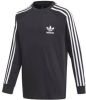 Adidas Originals T shirt 3 Stripes Zwart/Wit Lange Mouwen Kinderen online kopen