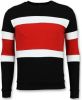 Enos Striped Sweater Goedkope Truien , Zwart, Heren online kopen