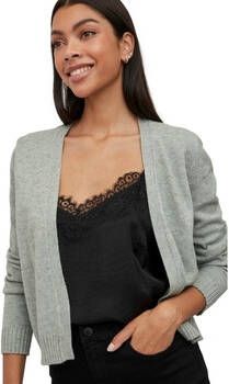 Vila Mantel Cardigan Ril Short Green Milifeu
