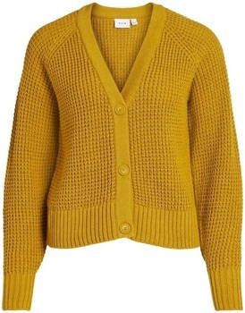 Vila Mantel Kilan Cardigan L/S Golden Palm