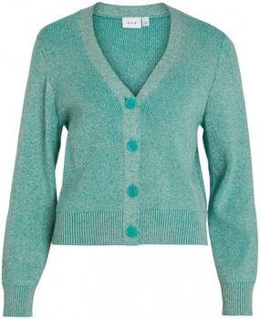 Vila Mantel Noos Ril Multi L/S Cardigan Green Milieu